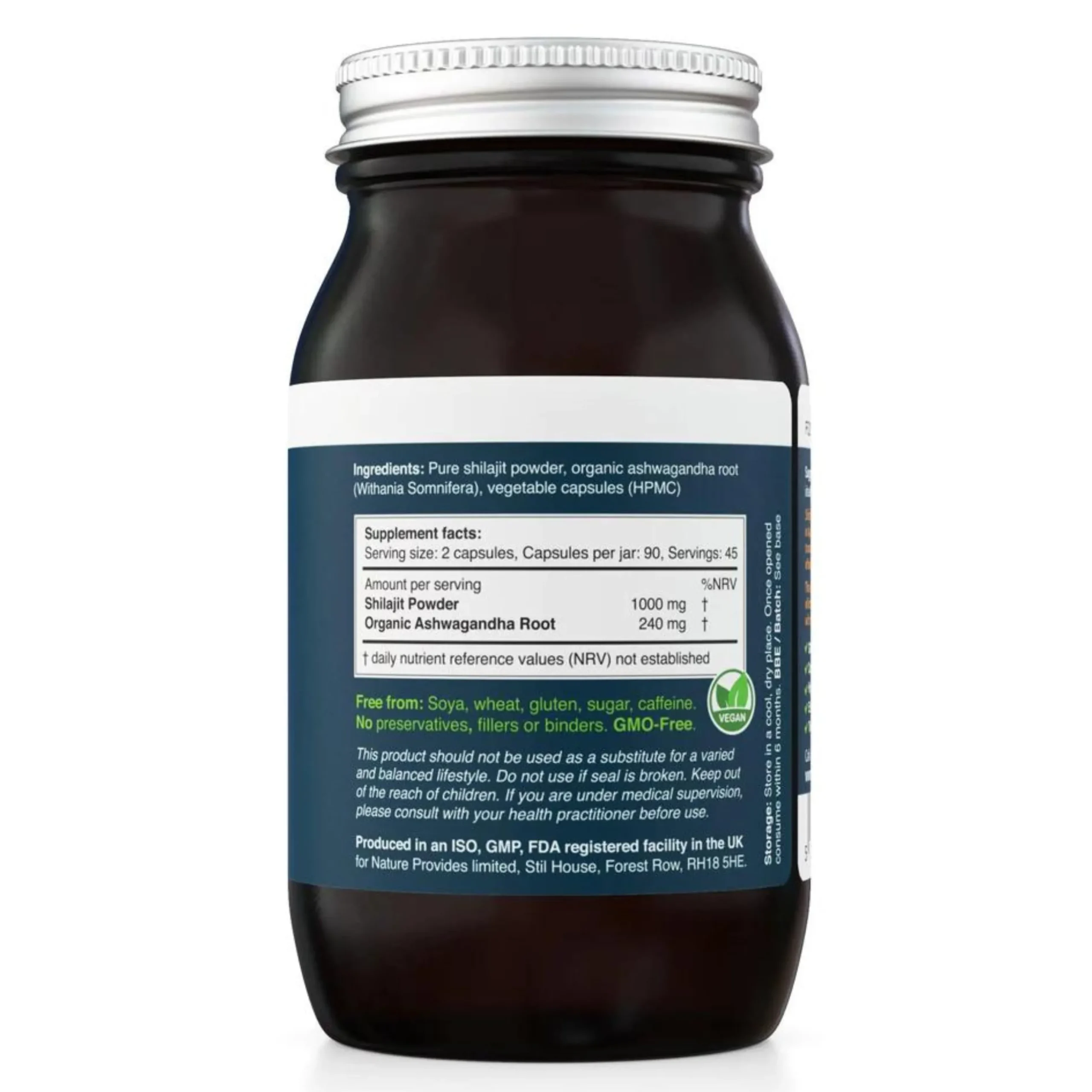 Ayurvedic Shilajit+ Ashwagandha 90k