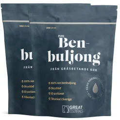 Benbuljong Gräsbetad Ekonomipack 2x500g