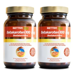 Betakaroten Ekonomipack 100mg 2x50k