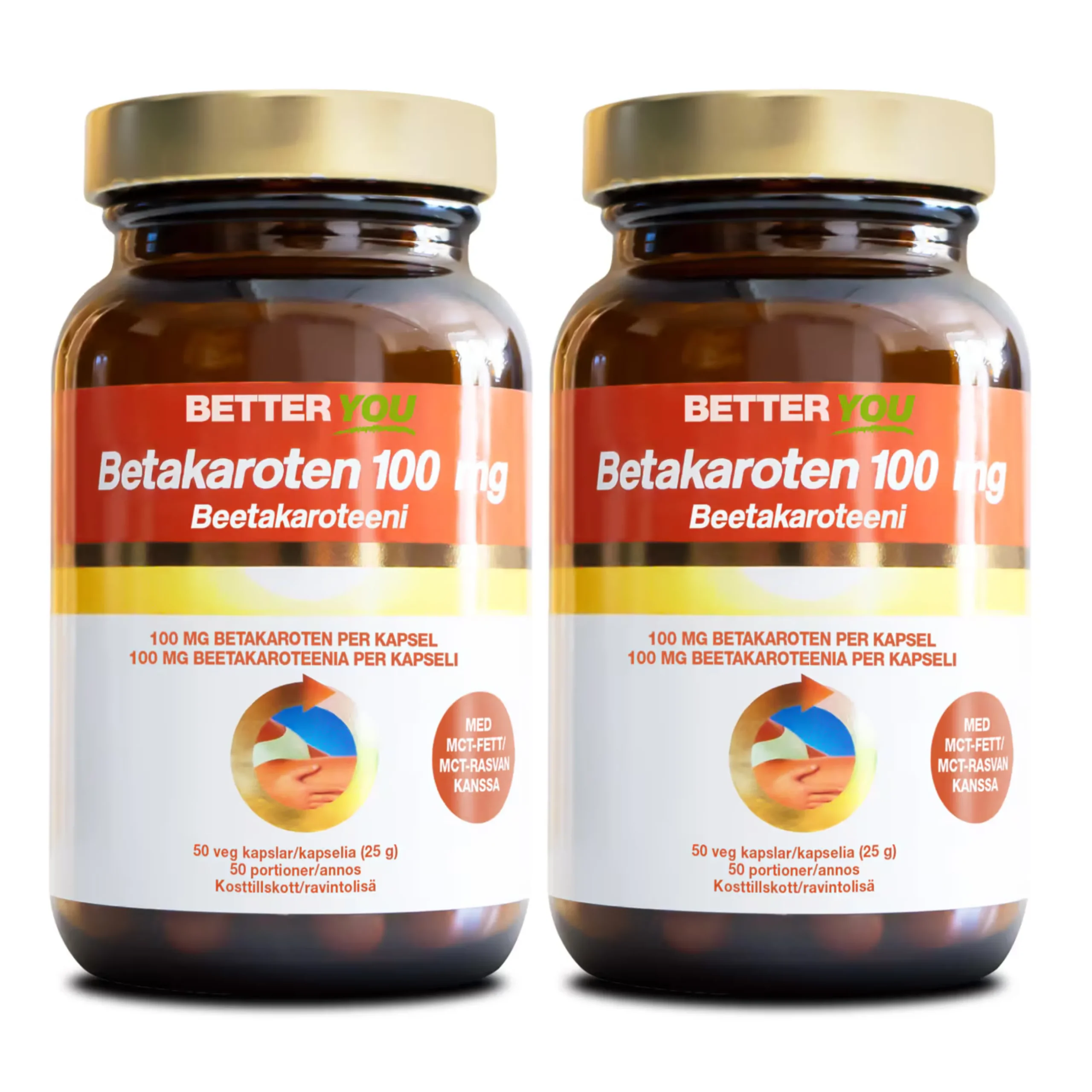 Betakaroten Ekonomipack 100mg 2x50k