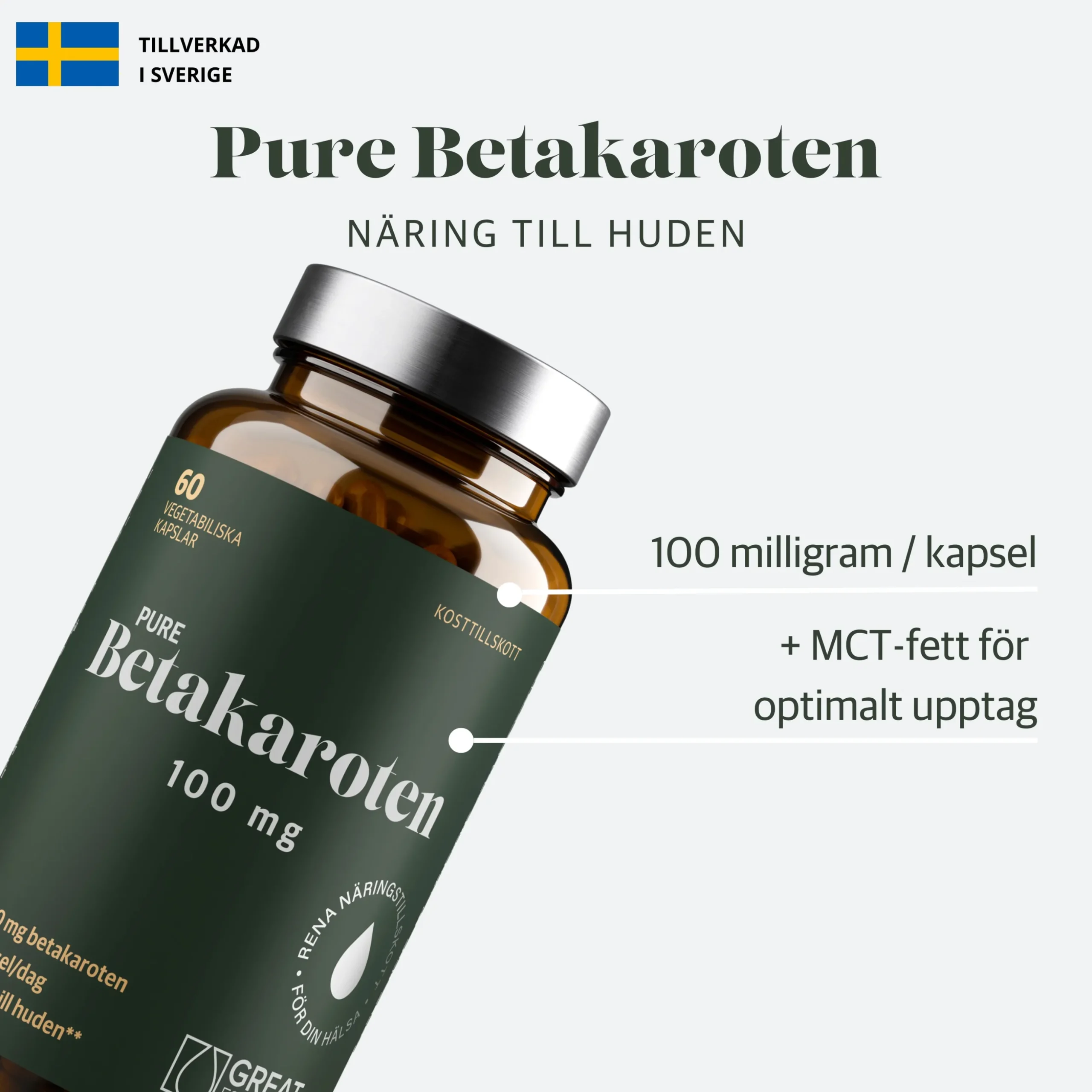 Betakaroten 100mg Ekonomipack 2x60k
