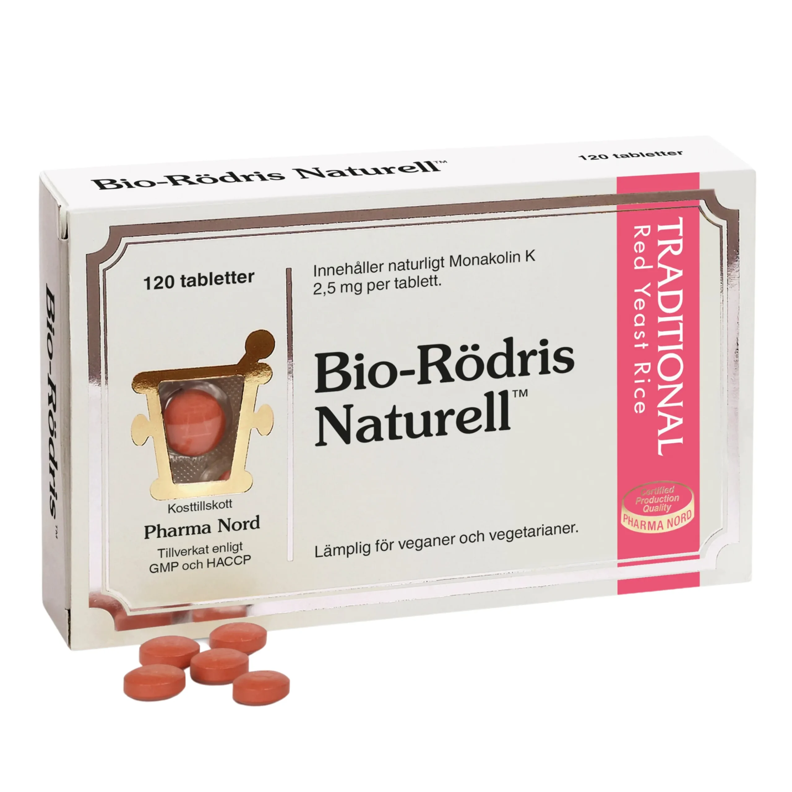 Bio-Rödris Naturell 120t