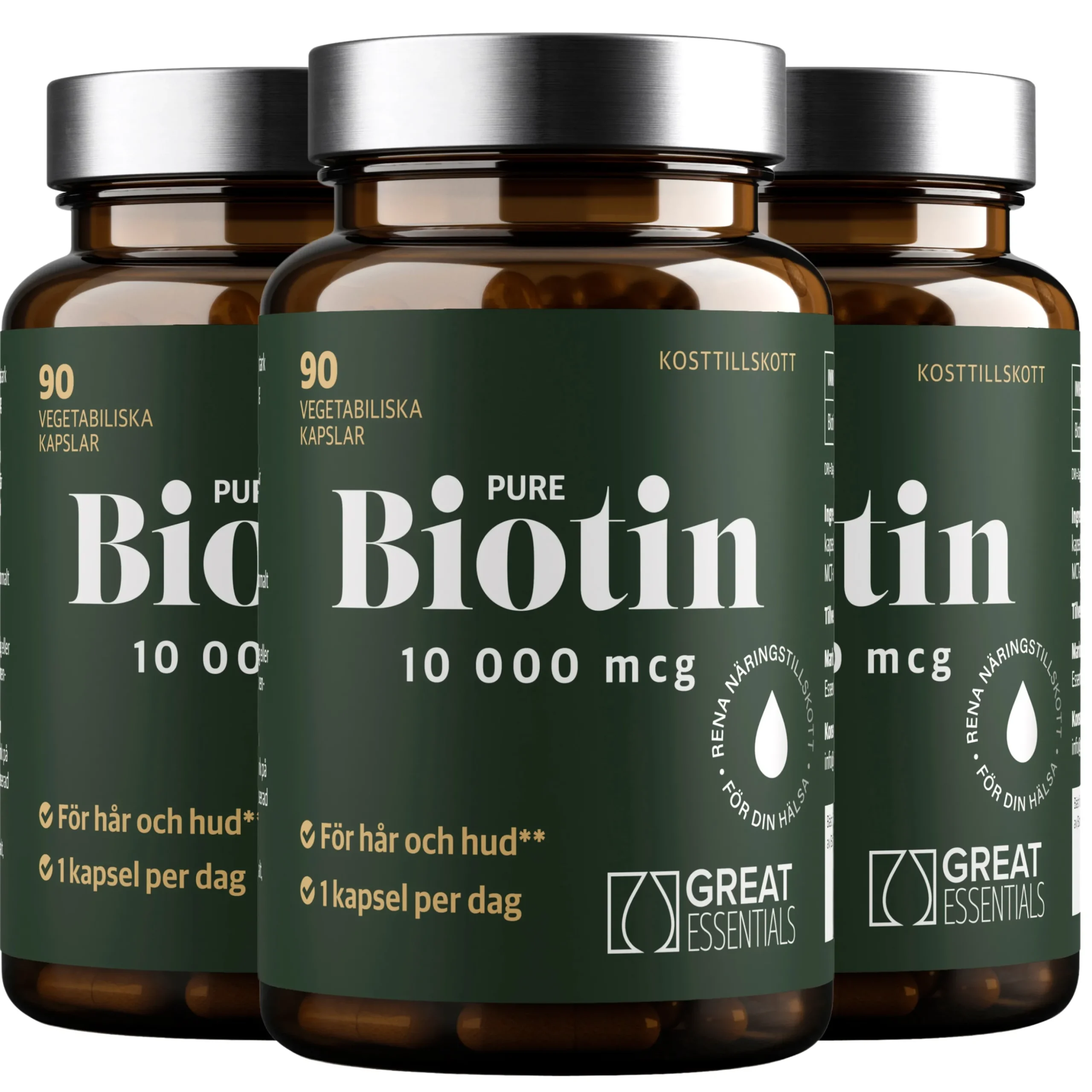 Biotin 10000mcg Ekonomipack 3x90k