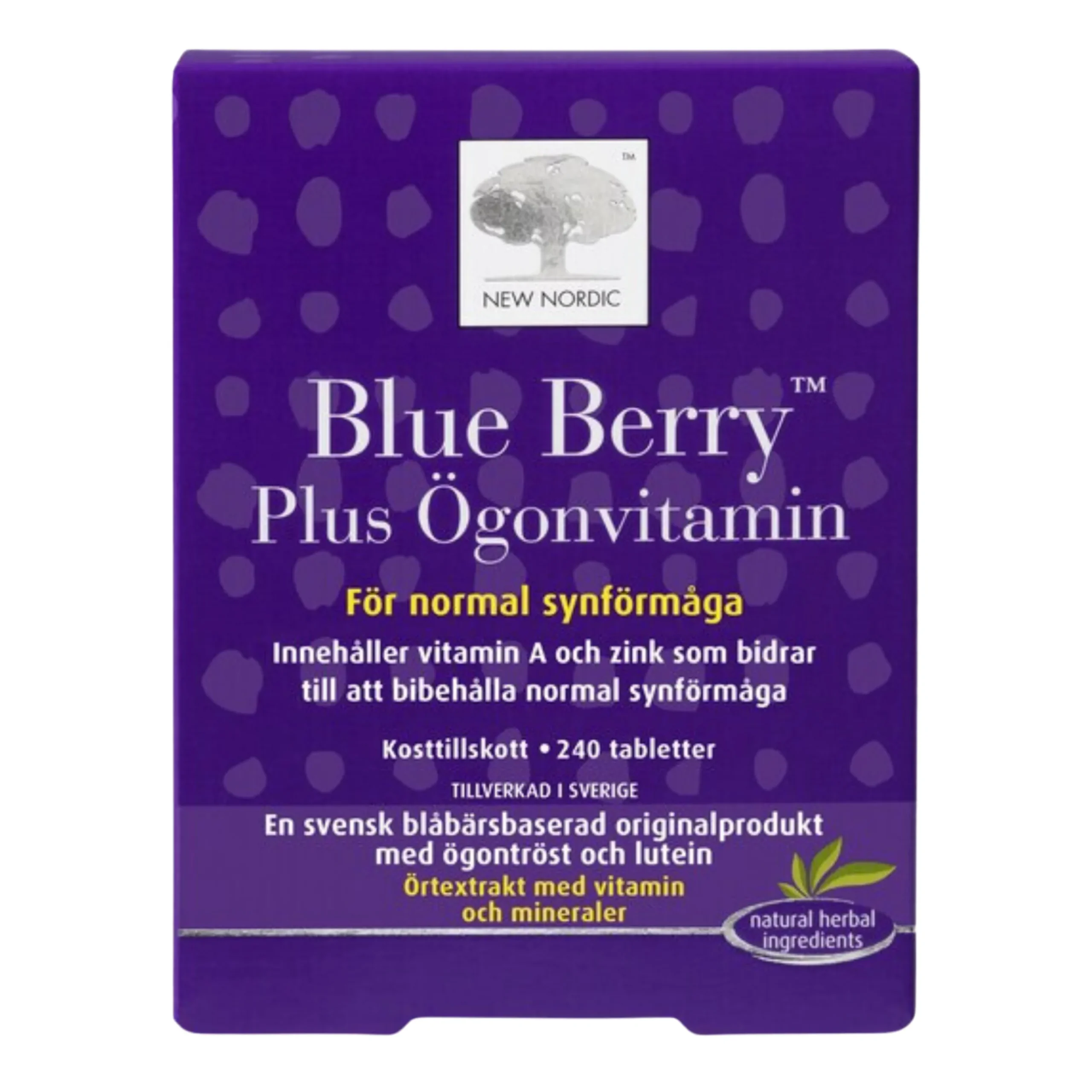 Blue Berry Plus Ögonvitamin 240t