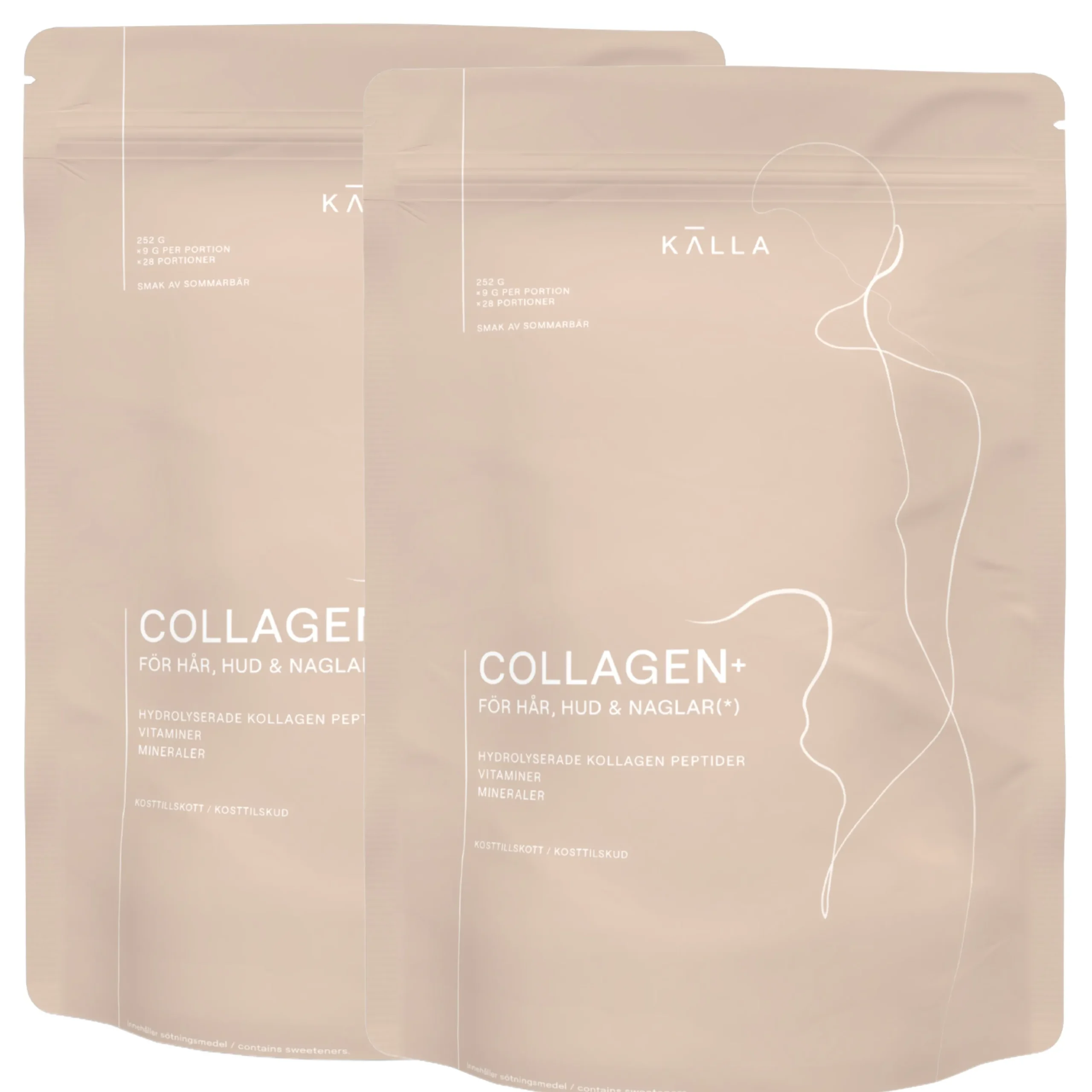 Collagen+ Summes Berries Ekonomipack 2x252g