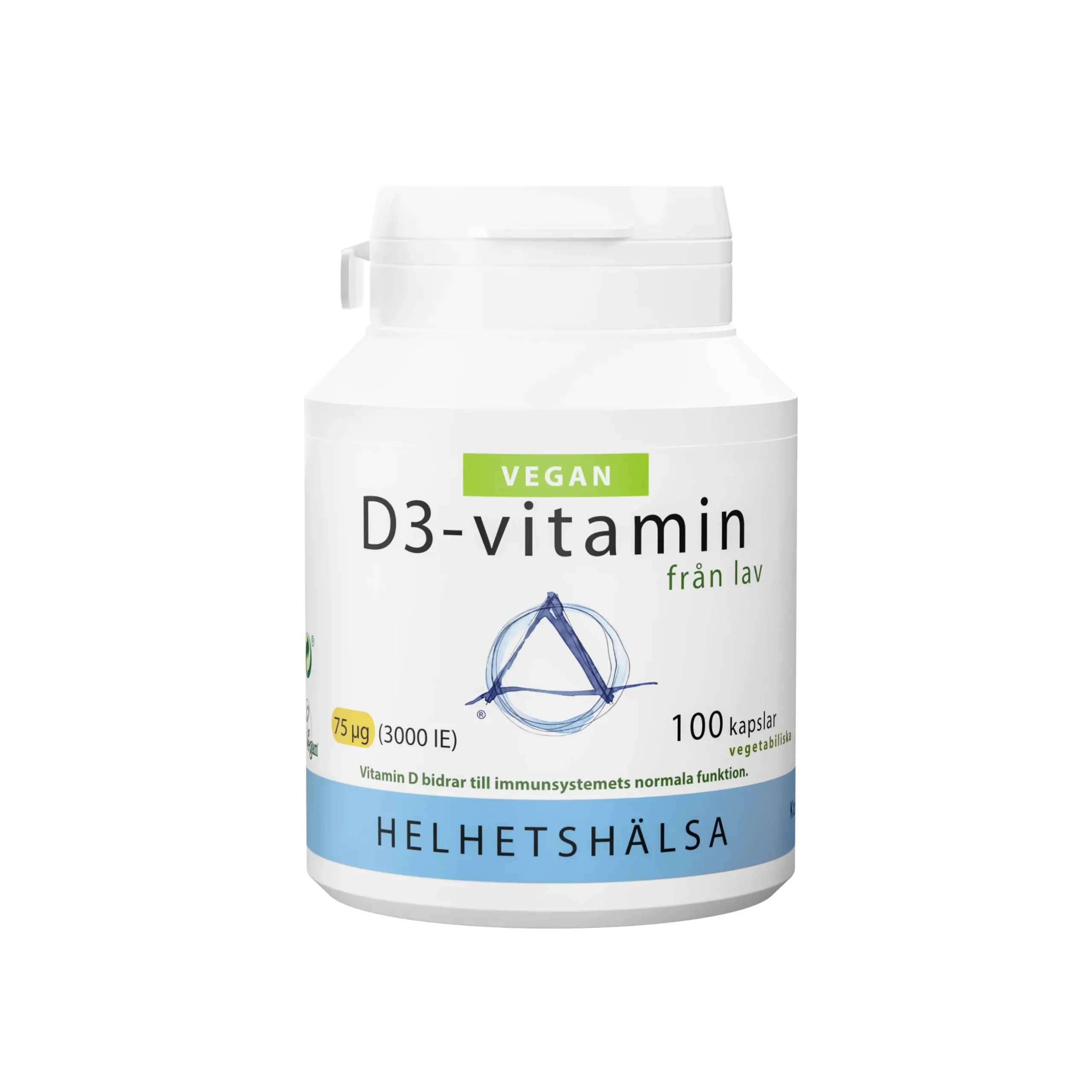 D3 vitamin vegan 75mcg 100k