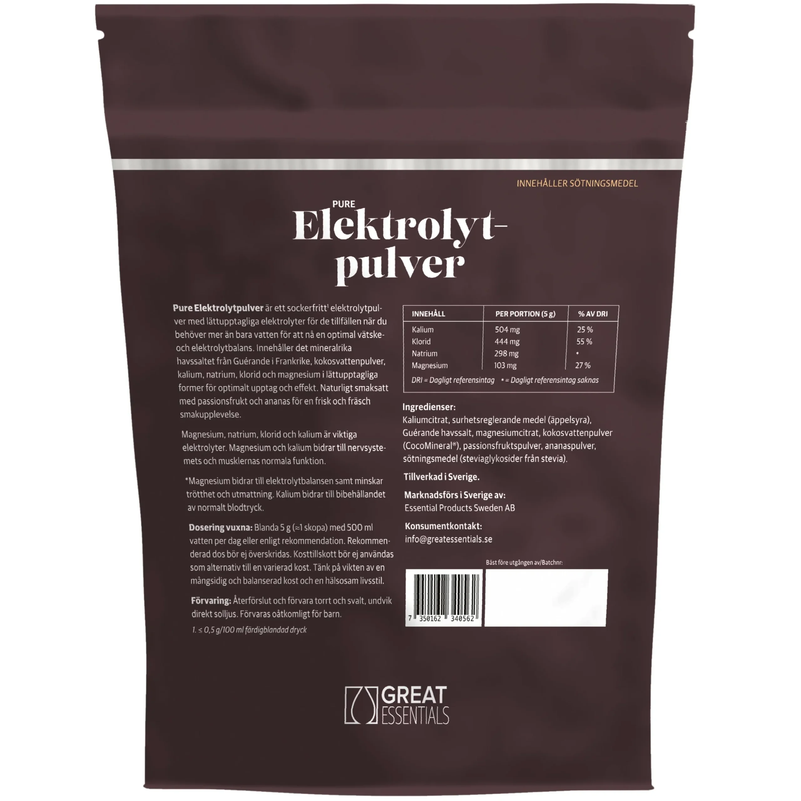 Elektrolyter Tropisk Ekonomipack 2x250g