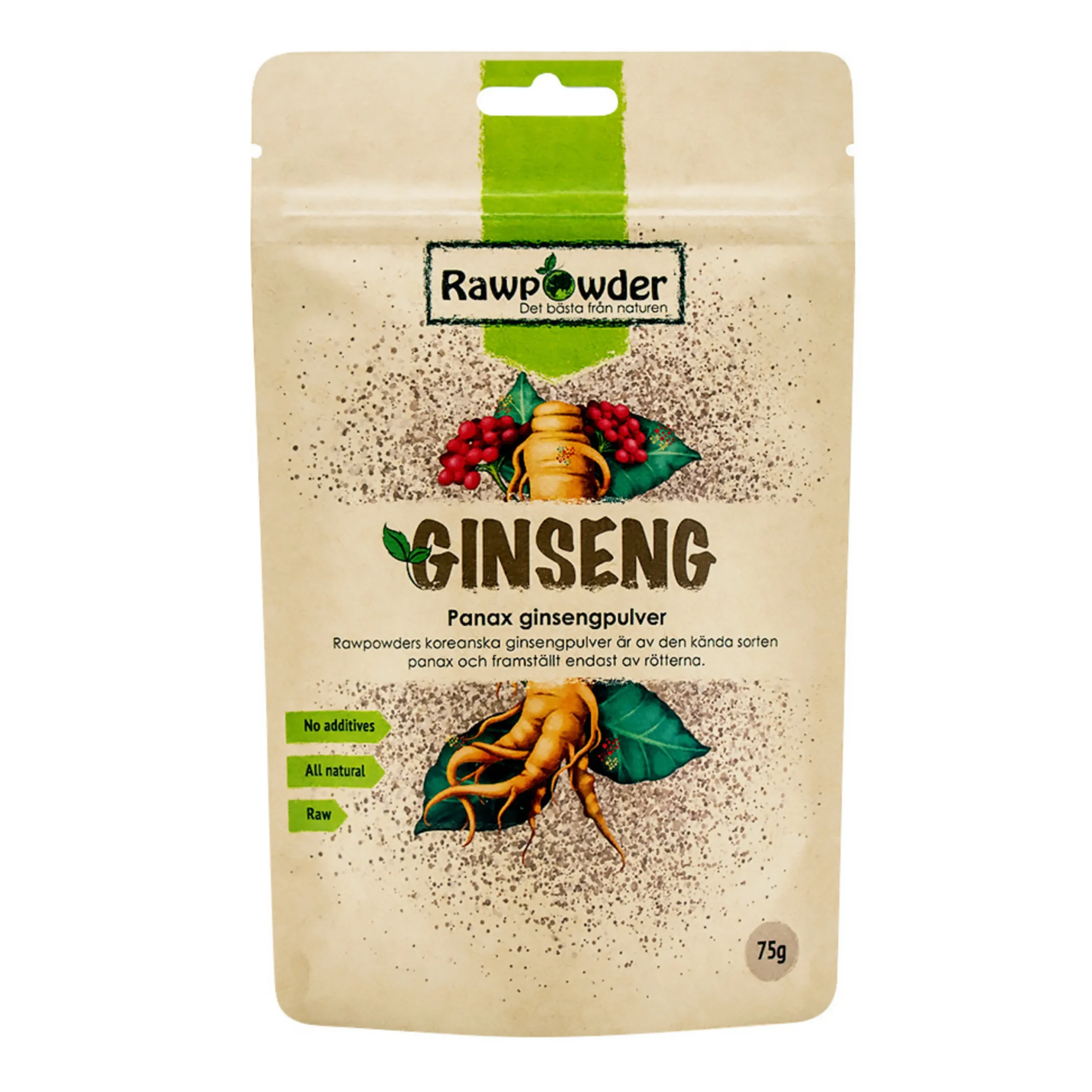 Ginsengpulver Panax 75g