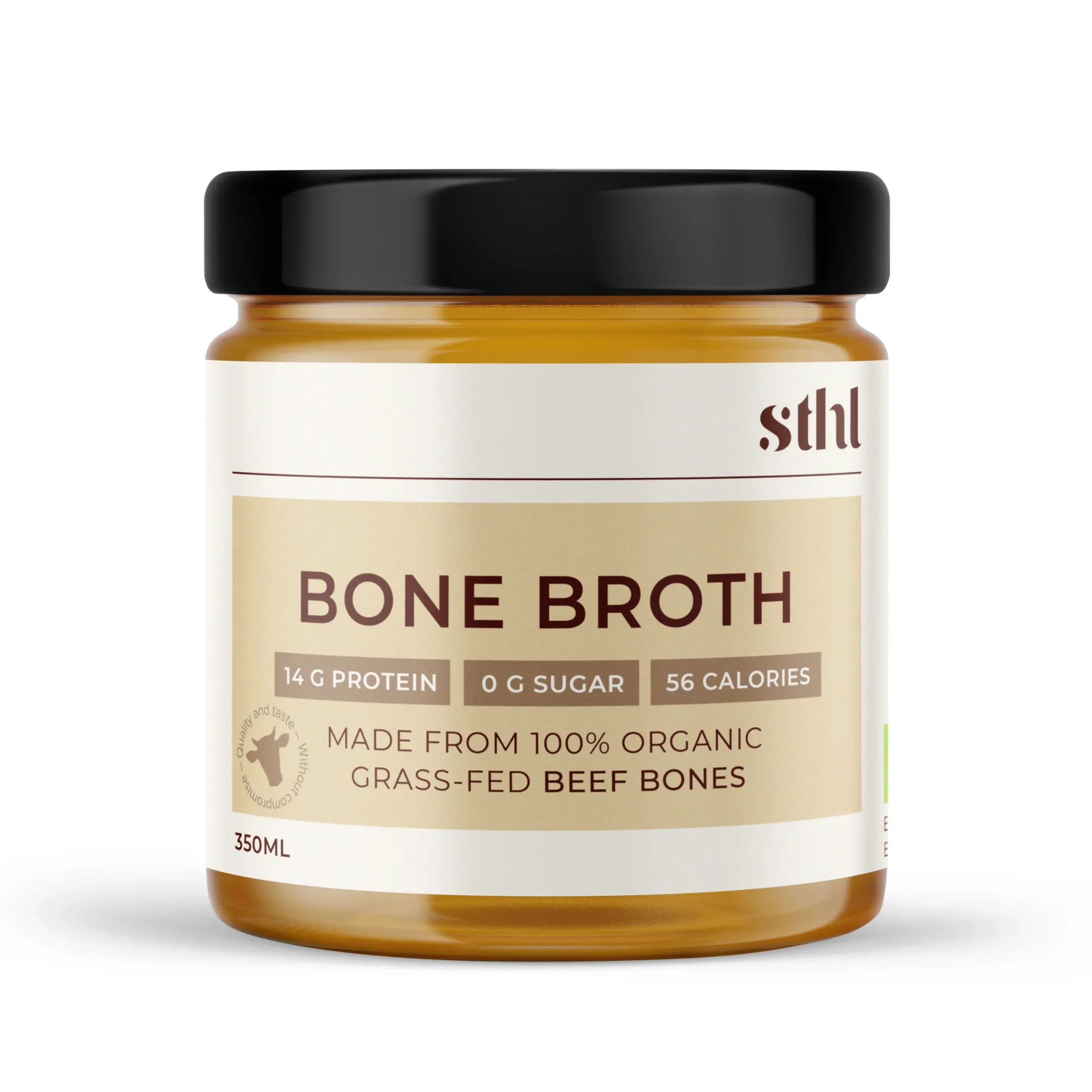 Grass Fed Beef Bone Broth Eko 350ml