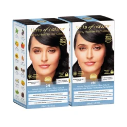 Hårfärg 2N Natural Darkest Brown 2x130ml