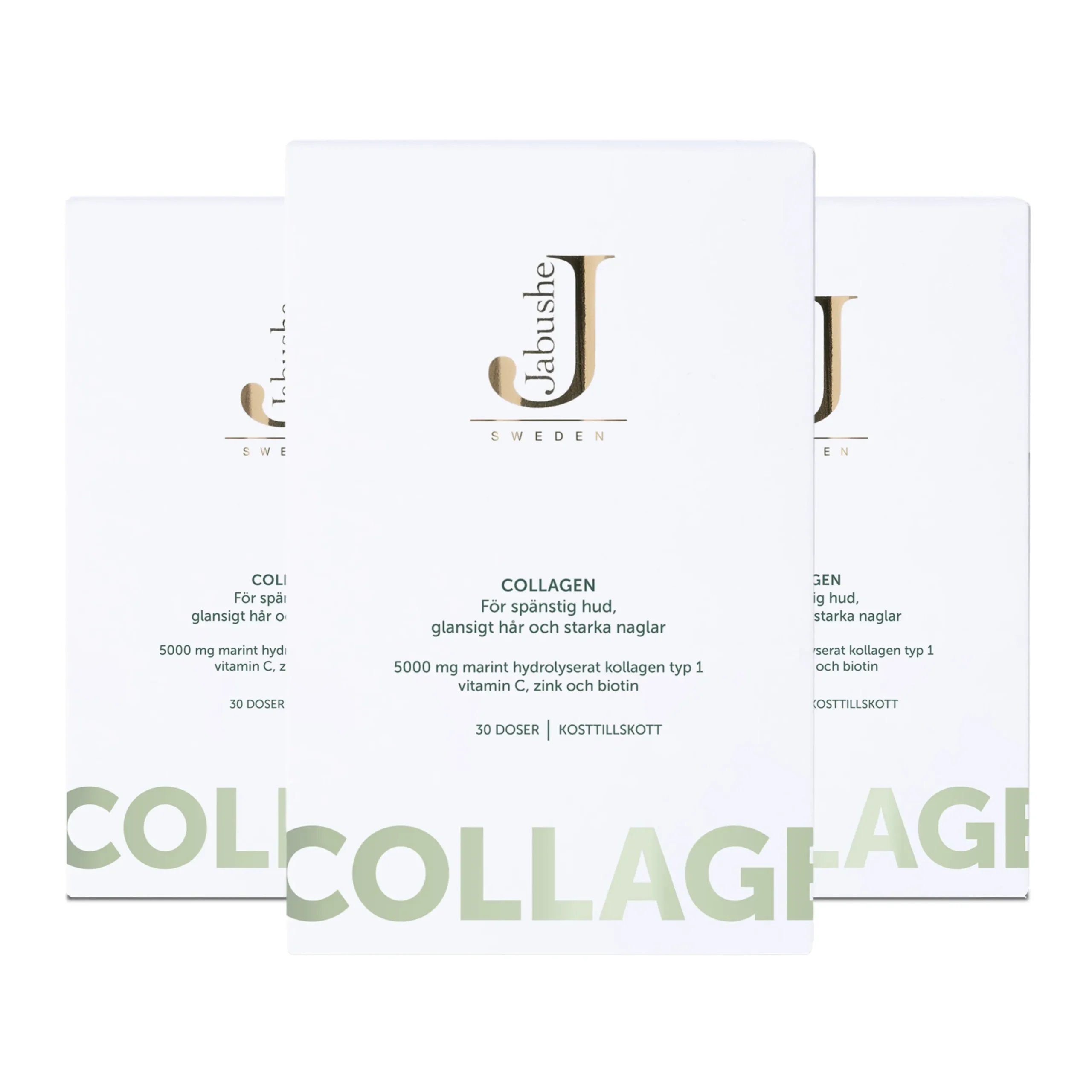 Jabushe Collagen Ekonomipack 3x30p