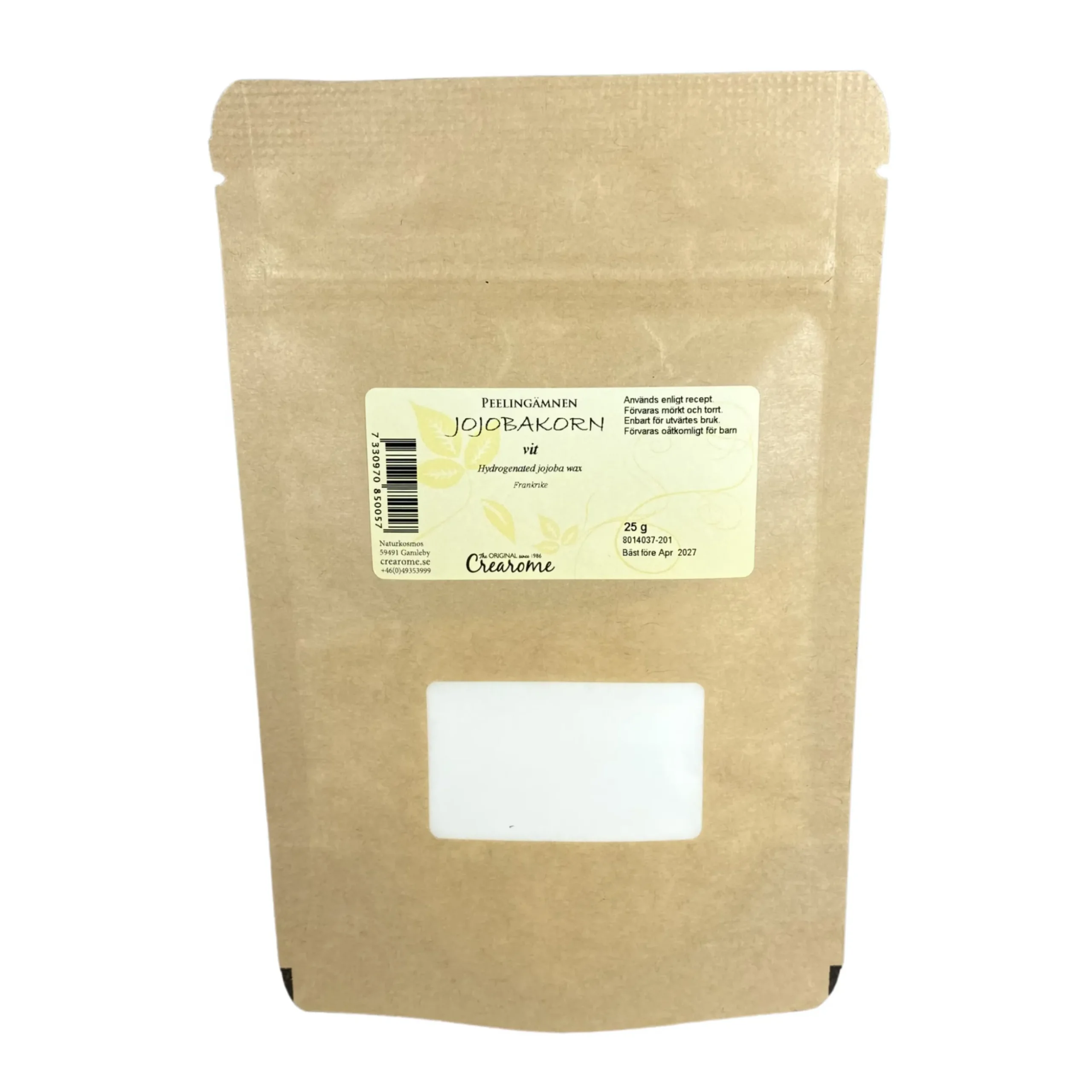 Jojobakorn vit 25g