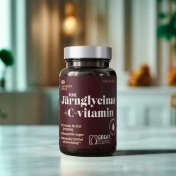 Järnglycinat 30mg + C-vitamin Ekonomipack 2x90k