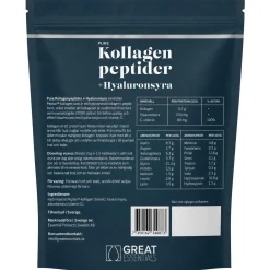 Kollagenpeptider + Hyaluronsyra 500g