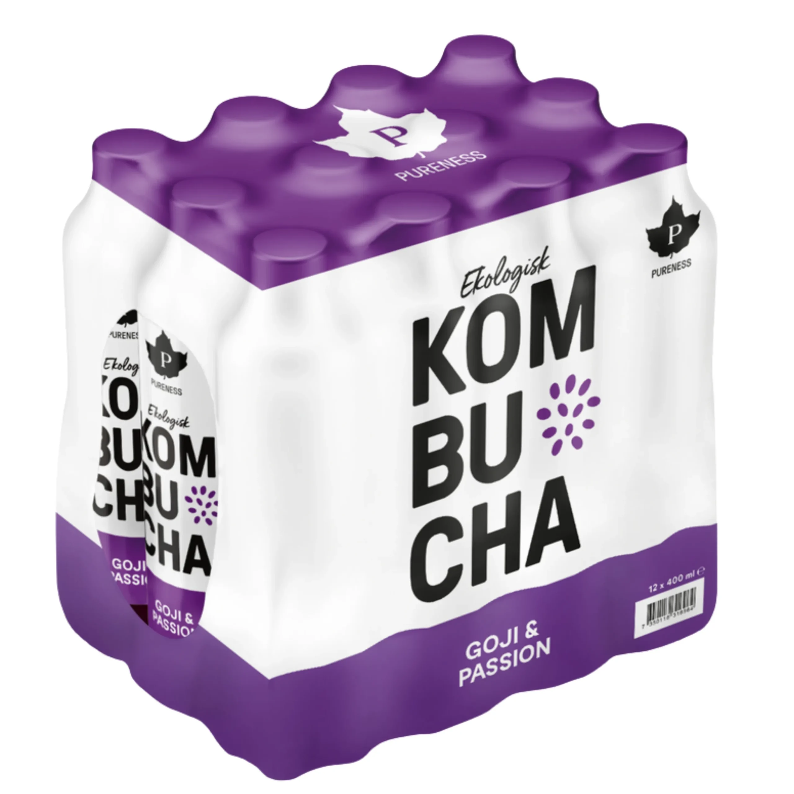 Kombucha Goji & Passionsfrukt 12x400ml