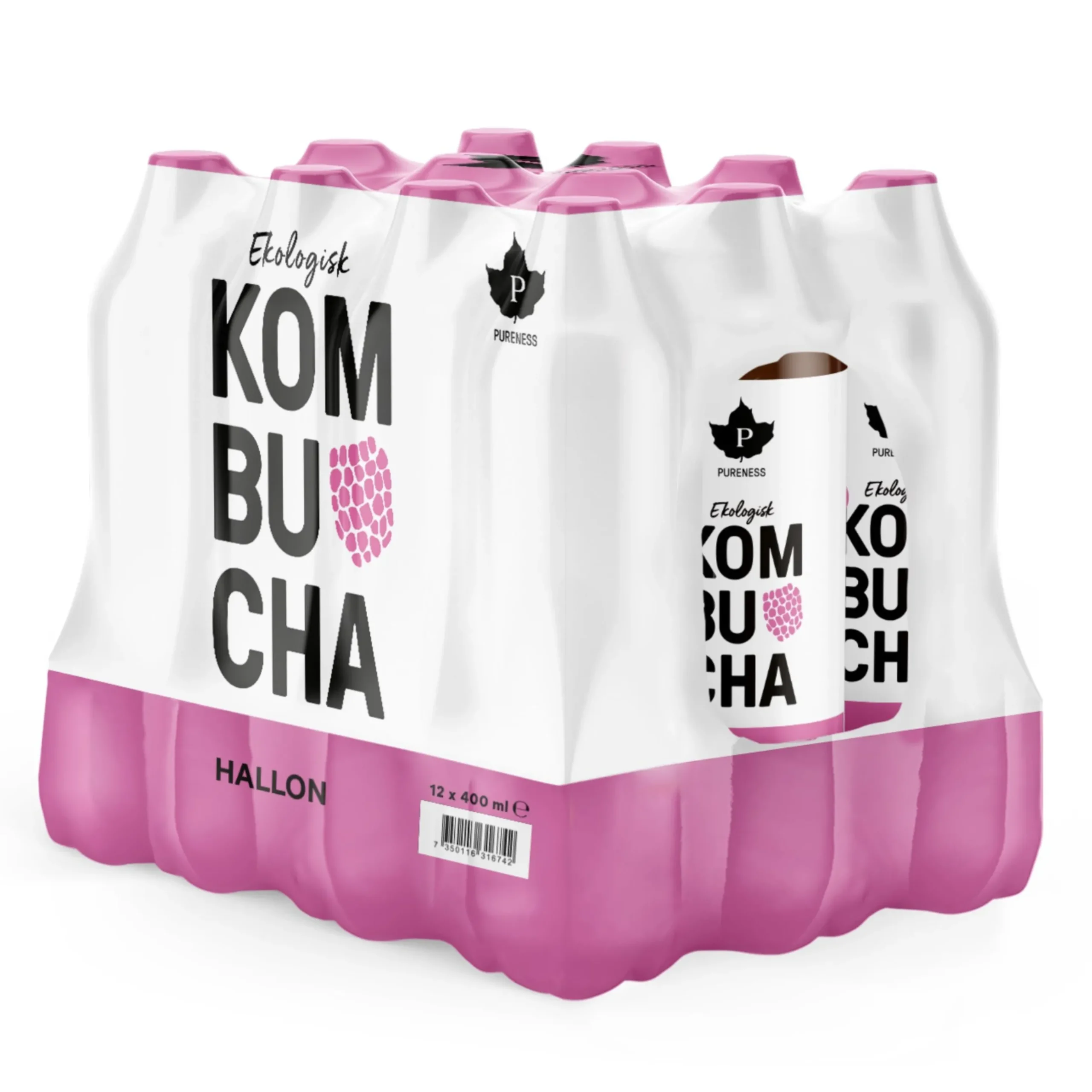 Kombucha Hallon 12x400ml