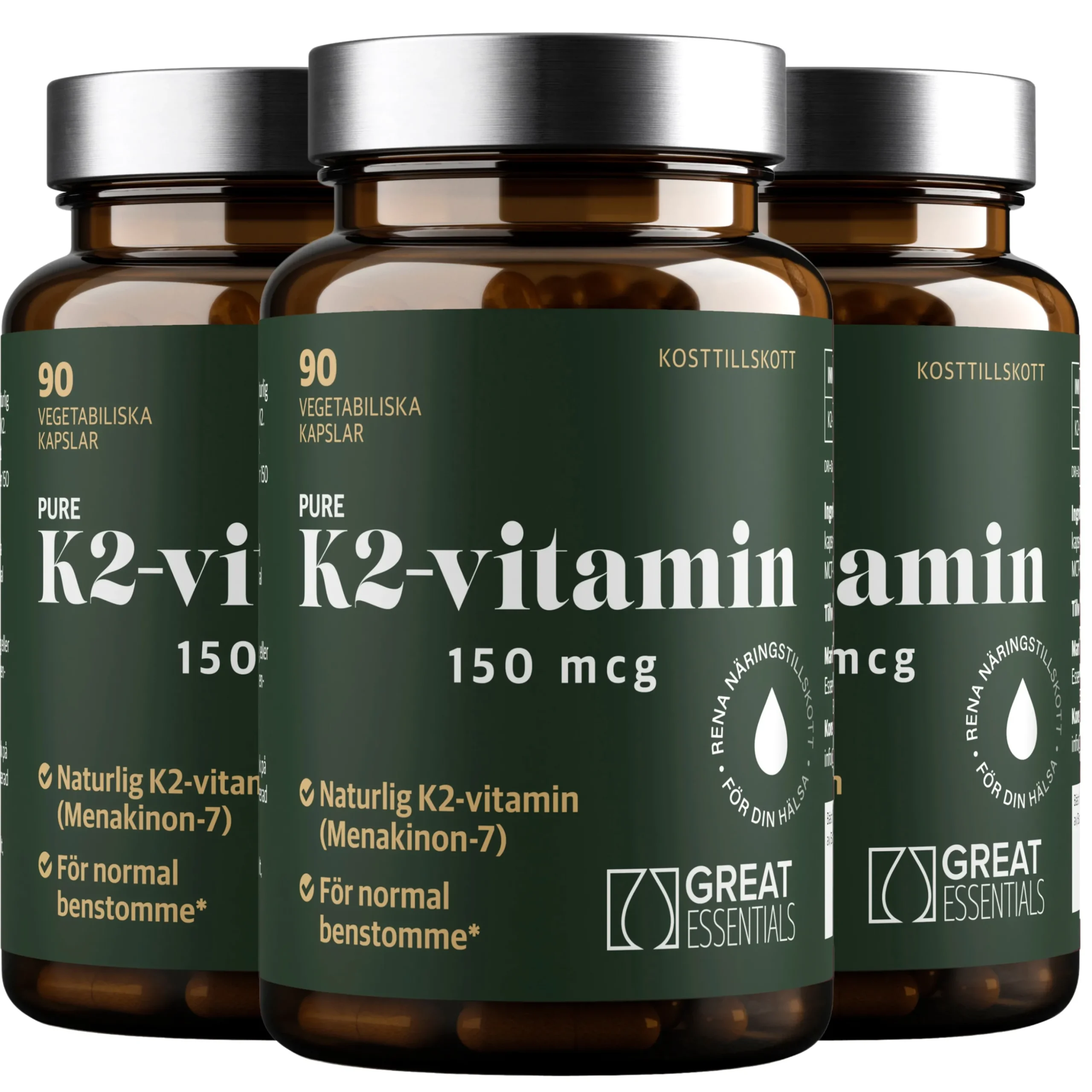 K2-vitamin 150mcg Ekonomipack 3x90k