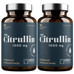 L-citrullin 1000mg Ekonomipack 2x90k