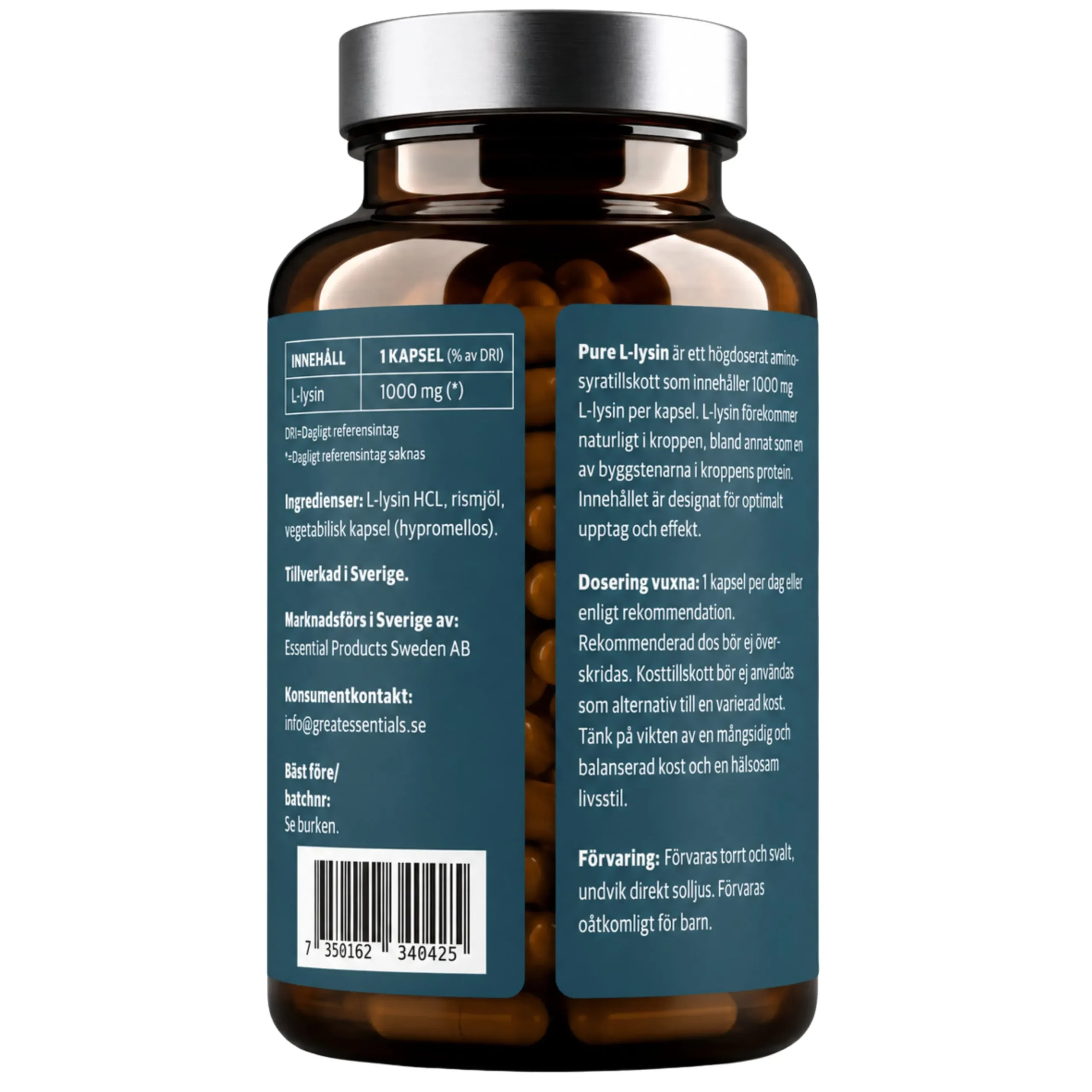 L-lysin 1000mg 90k