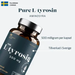 L-tyrosin 500mg Ekonomipack 2x90k