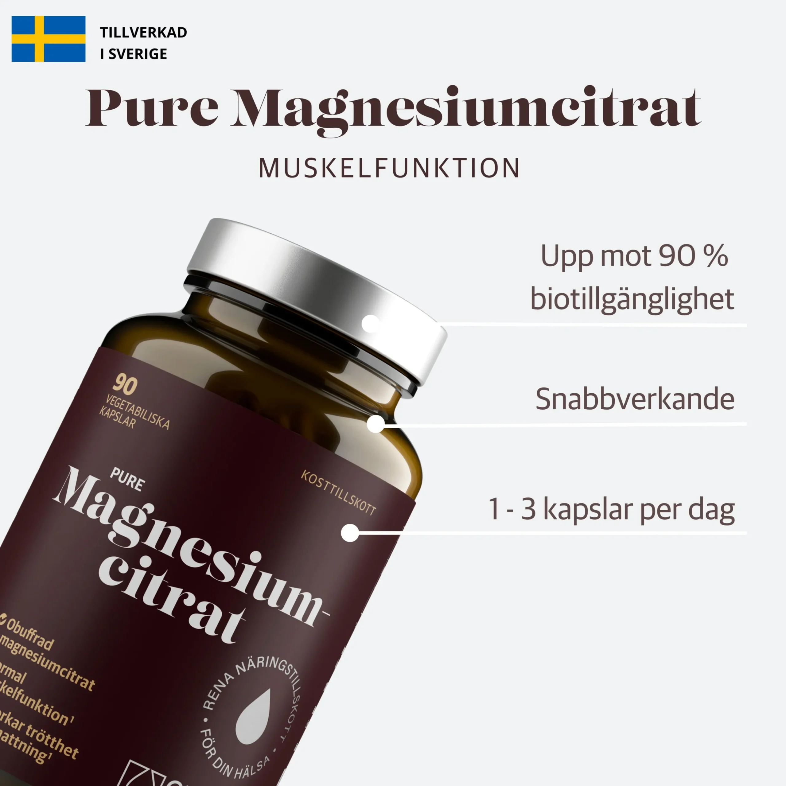 Magnesiumcitrat 125mg 90k