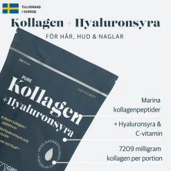 Marint Kollagen + Hyaluronsyra Naturell 225g