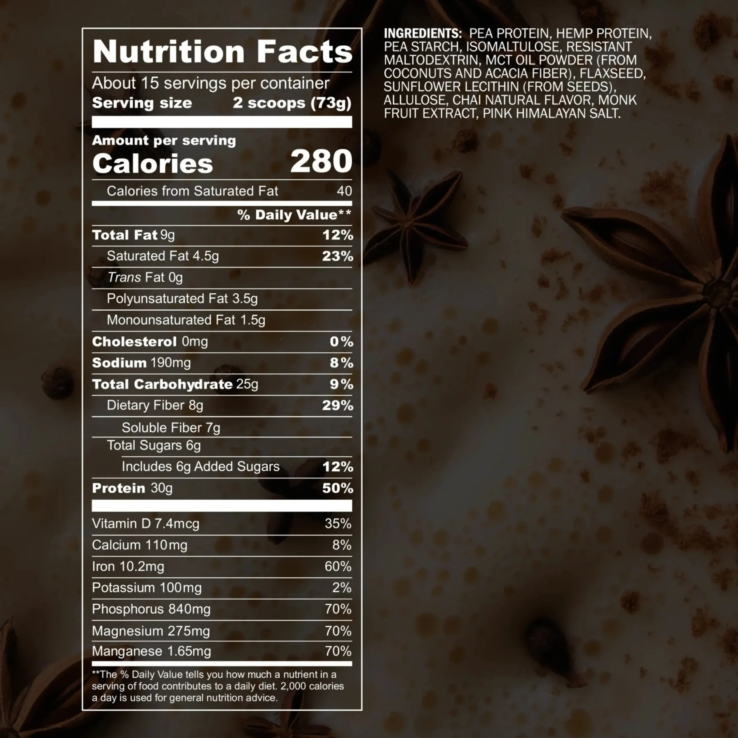 Metabolic Protein Powder Chai 1091g
