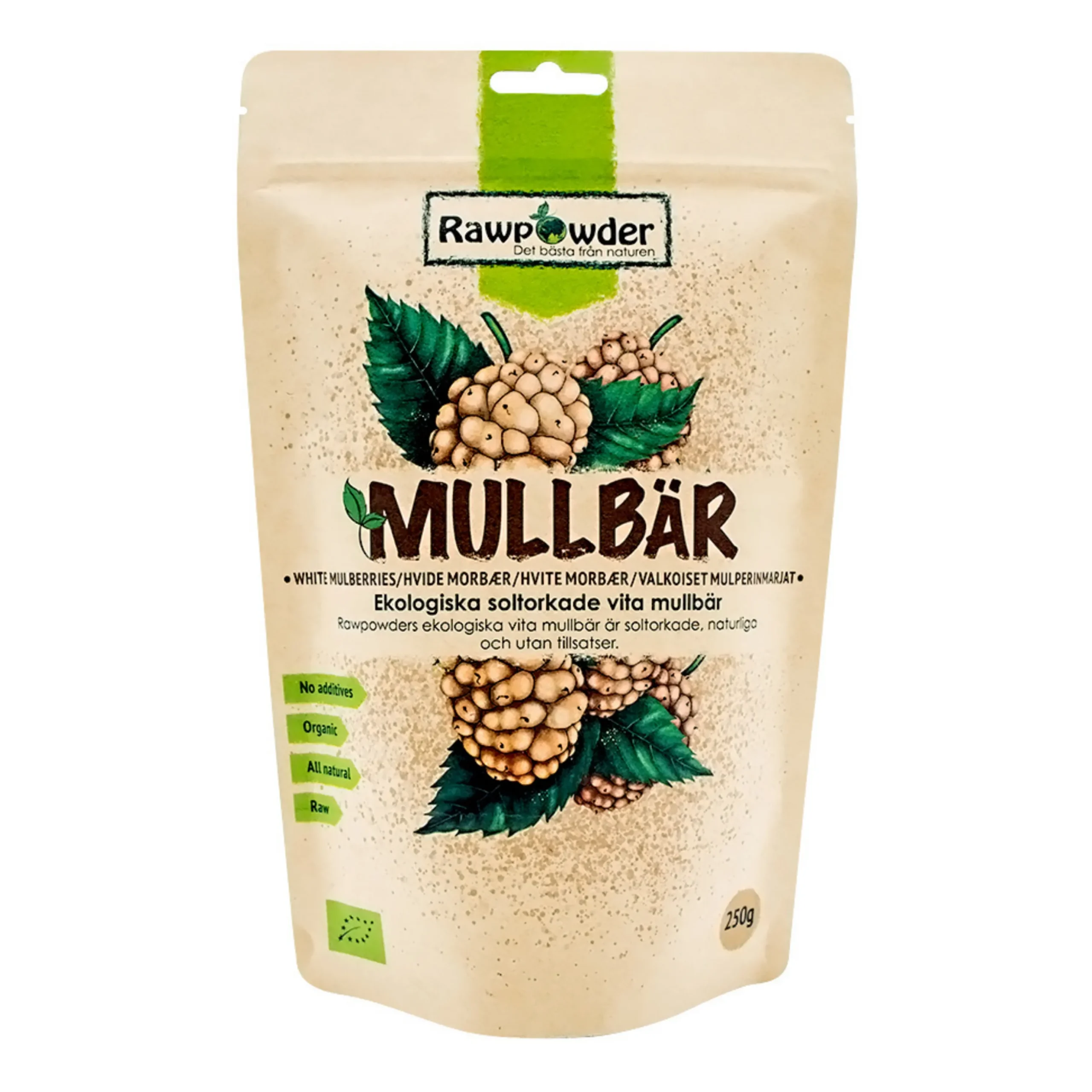 Mullbär vita 250g