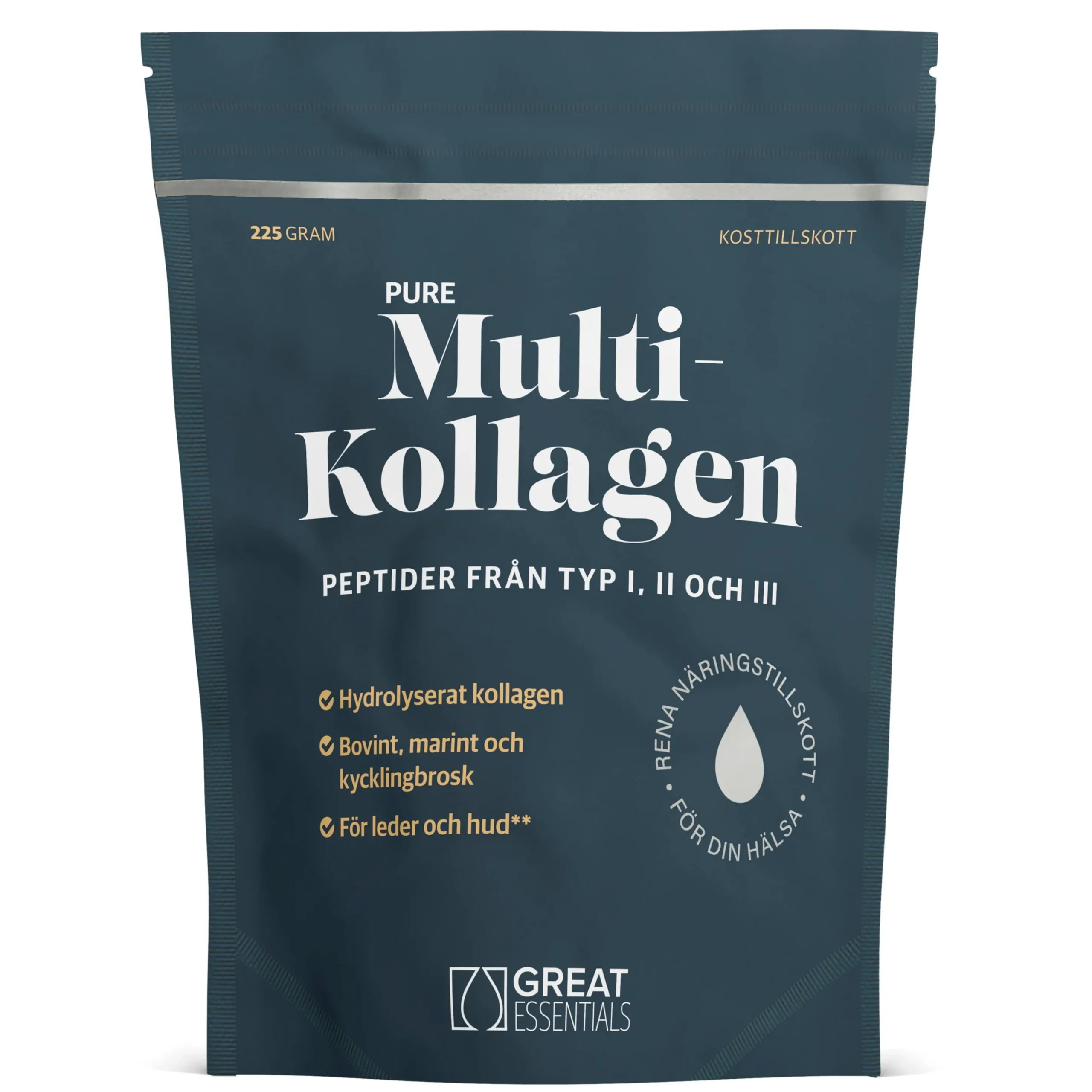 Multi Kollagenpeptider I II III 225g