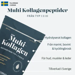 Multi Kollagenpeptider I II III Ekonomipack 2x225g