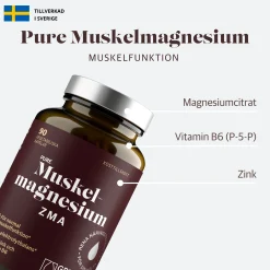 Muskelmagnesium ZMA Ekonomipack 2x90k