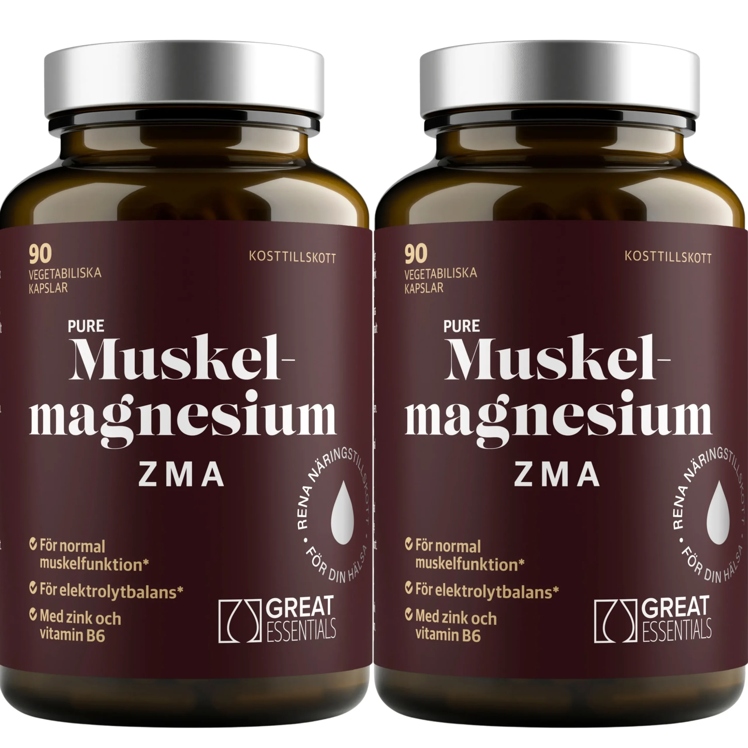 Muskelmagnesium ZMA Ekonomipack 2x90k