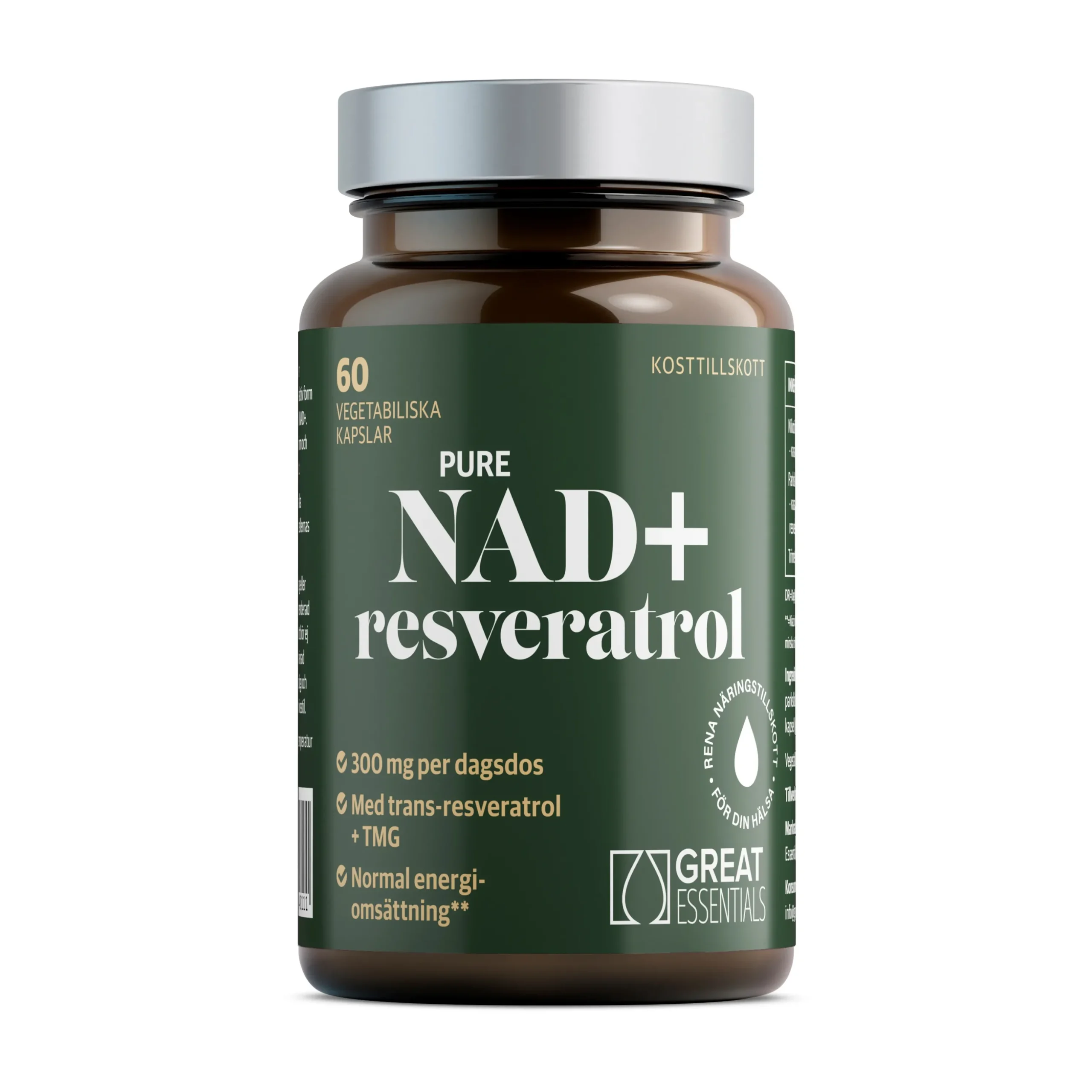 NAD+ 300mg + Resveratrol 60k
