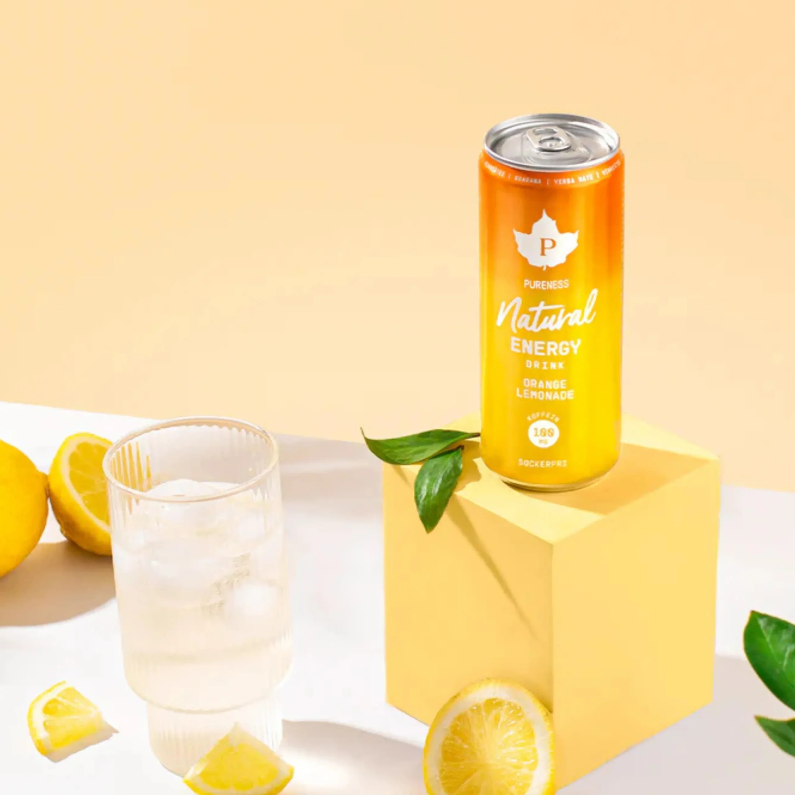 Natural Energy Drink Orange Lemonade 330ml