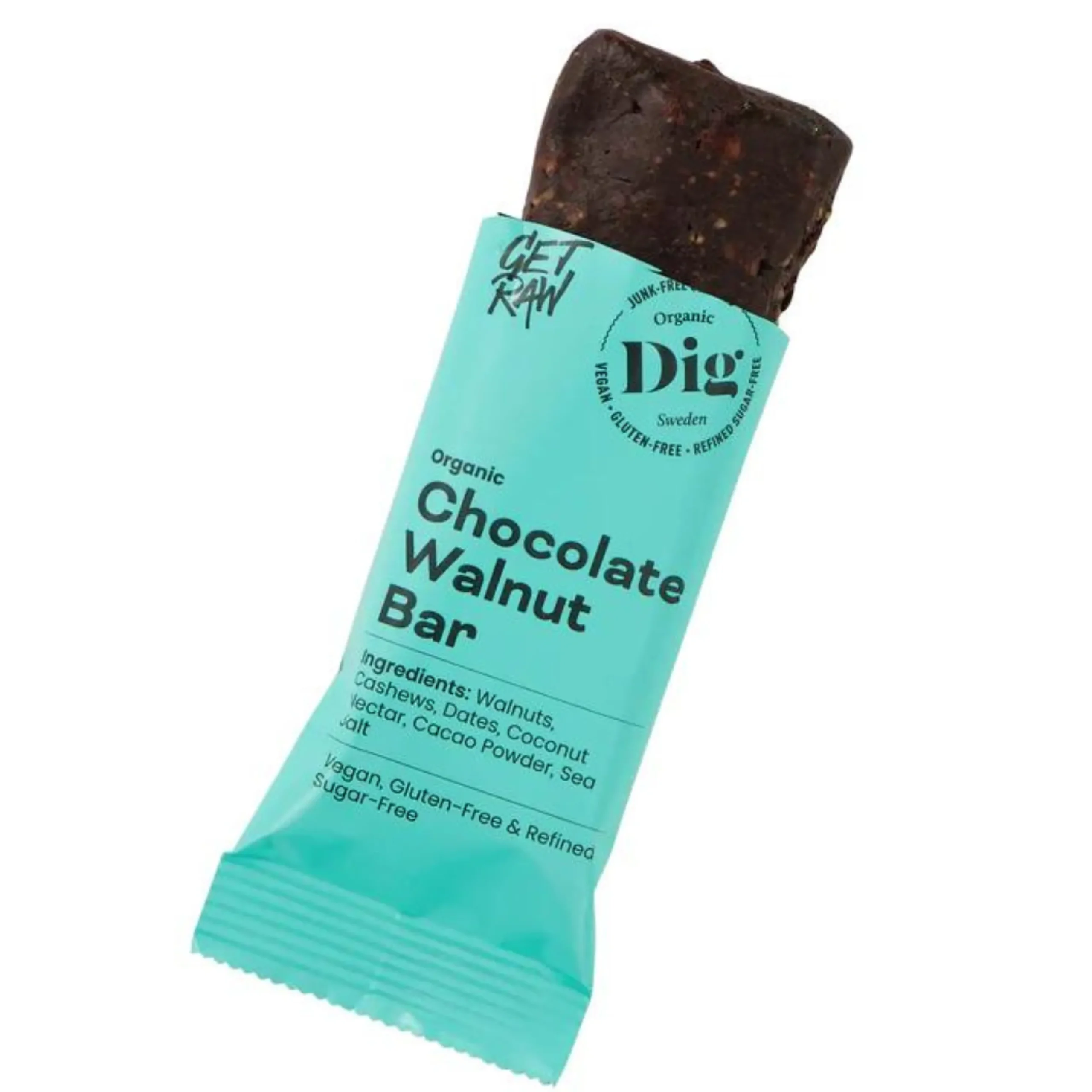 Organic Bar Chocolate & Walnut 42g