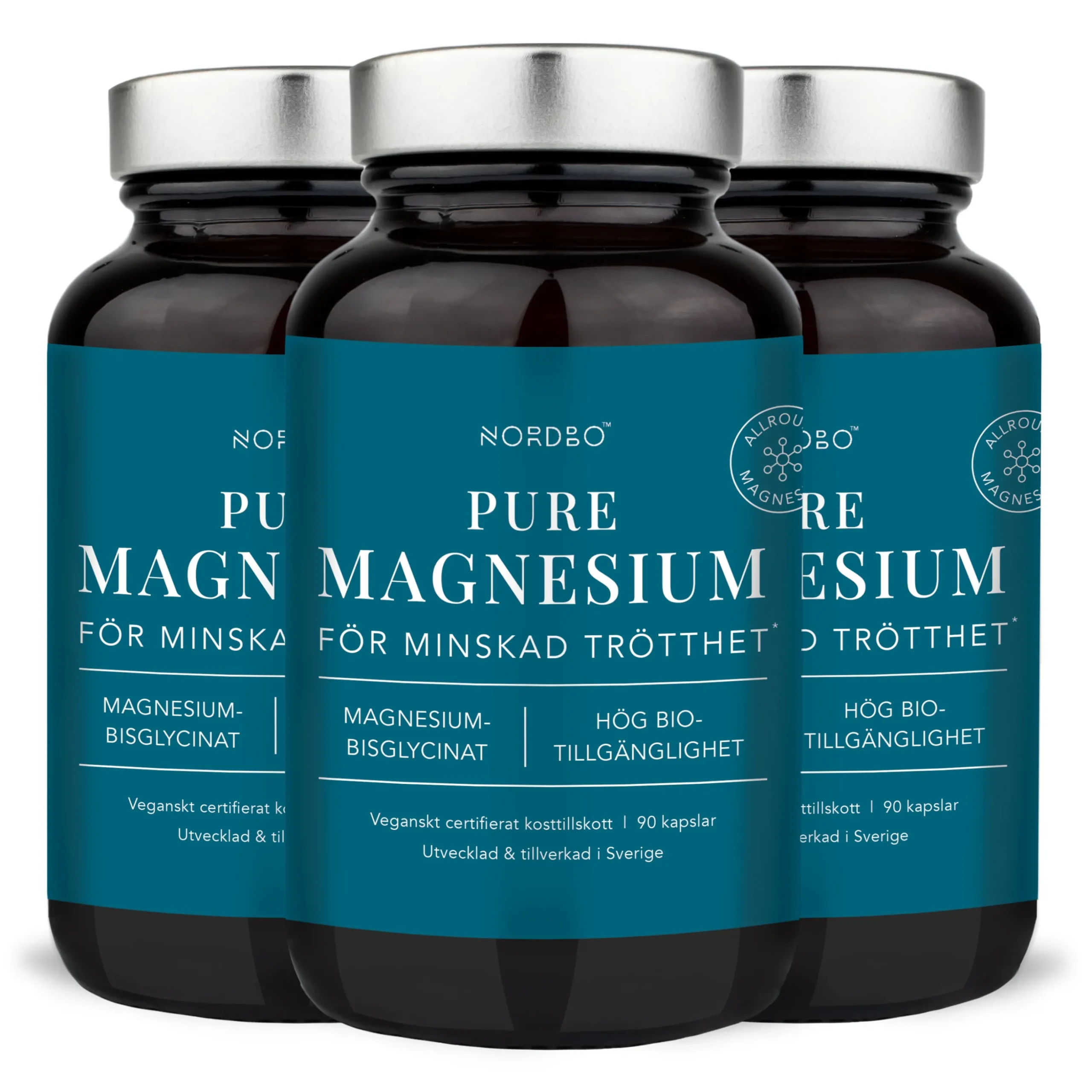 Pure Magnesium Ekonomipack 3x90k