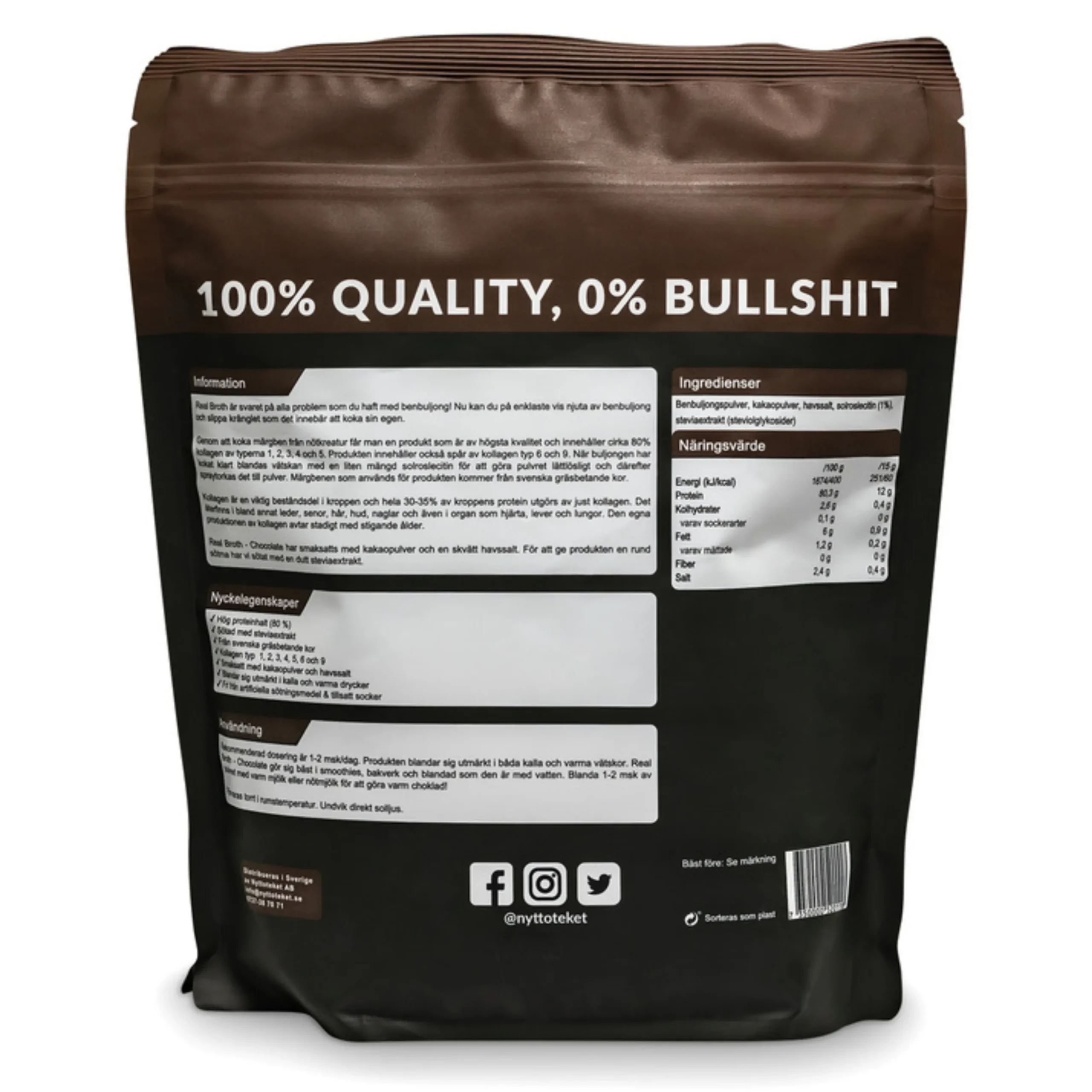 Real Broth Chocolate 500g