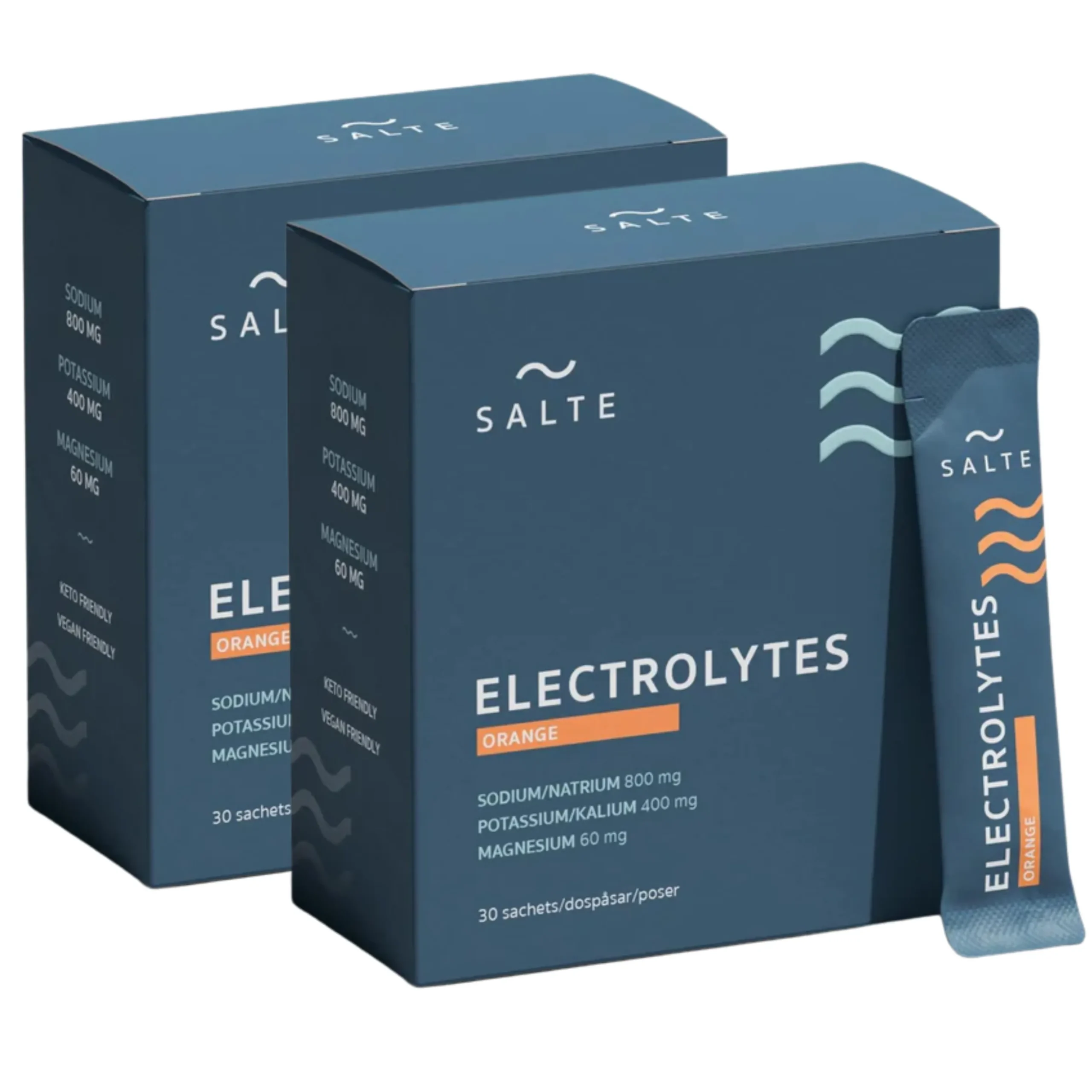 Salte Elektrolyter Apelsin Ekonomipack 2x30p
