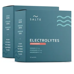Salte Elektrolyter Jordgubb Ekonomipack 2x30p