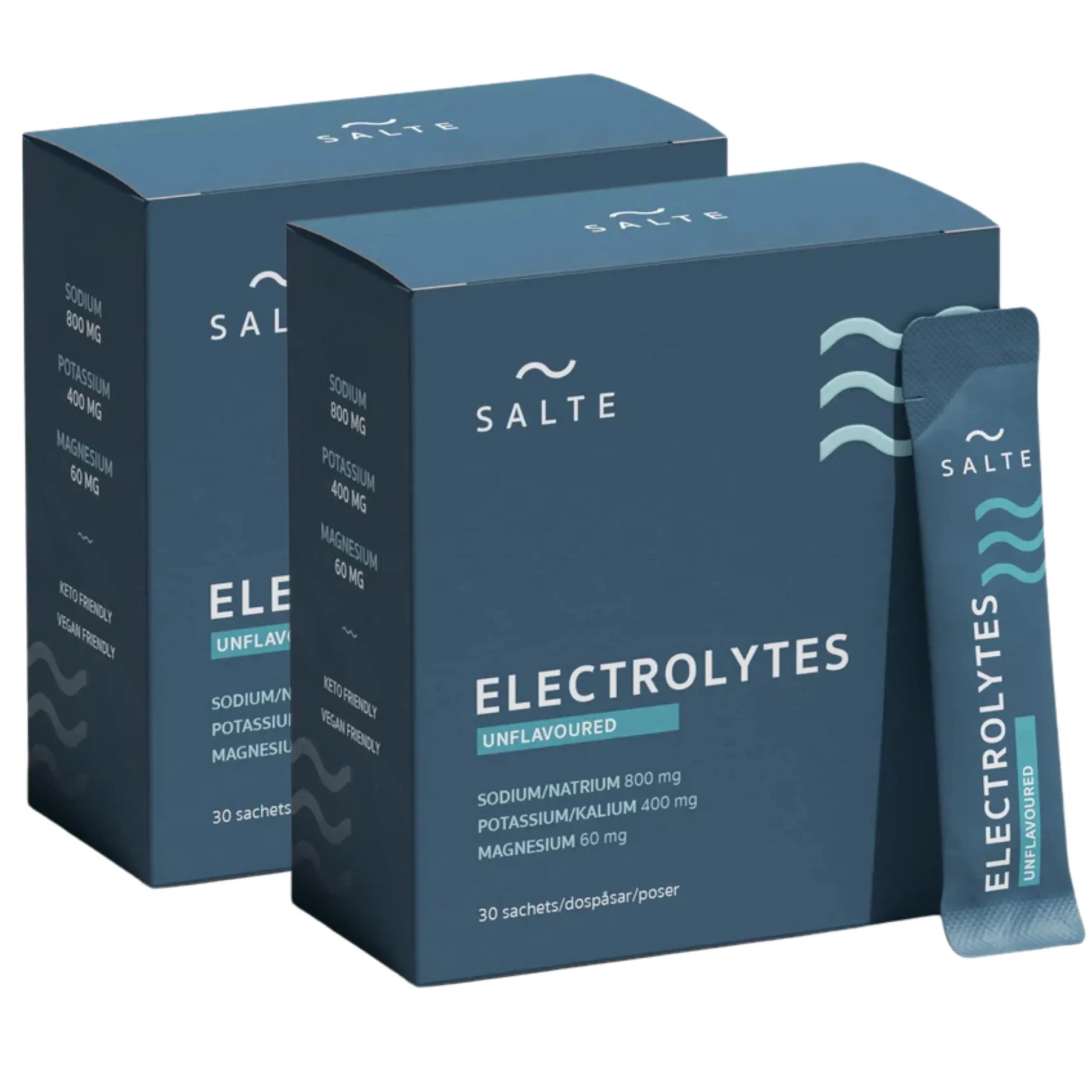 Salte Elektrolyter Naturell Ekonomipack 2x30p