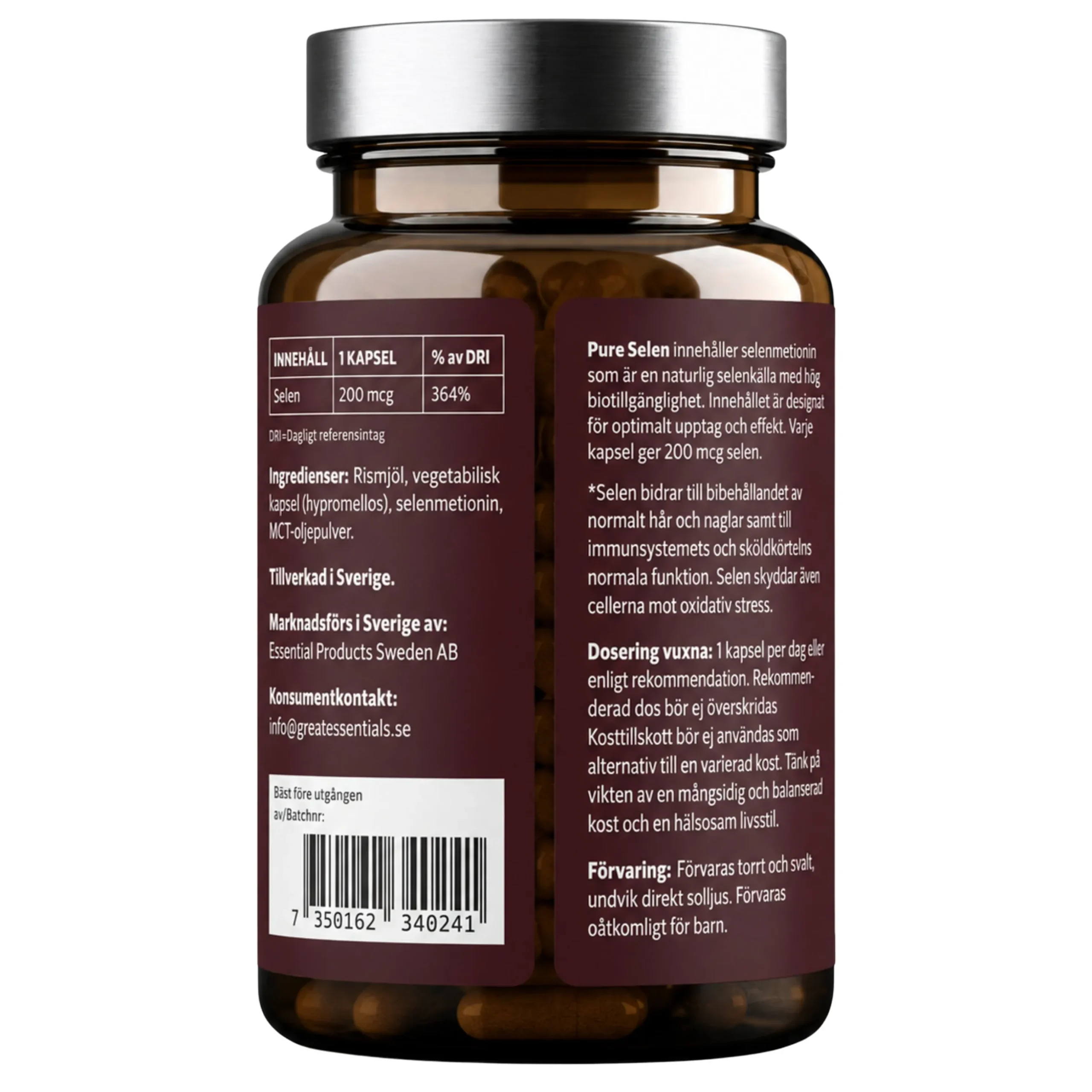Selen 200mcg 90k