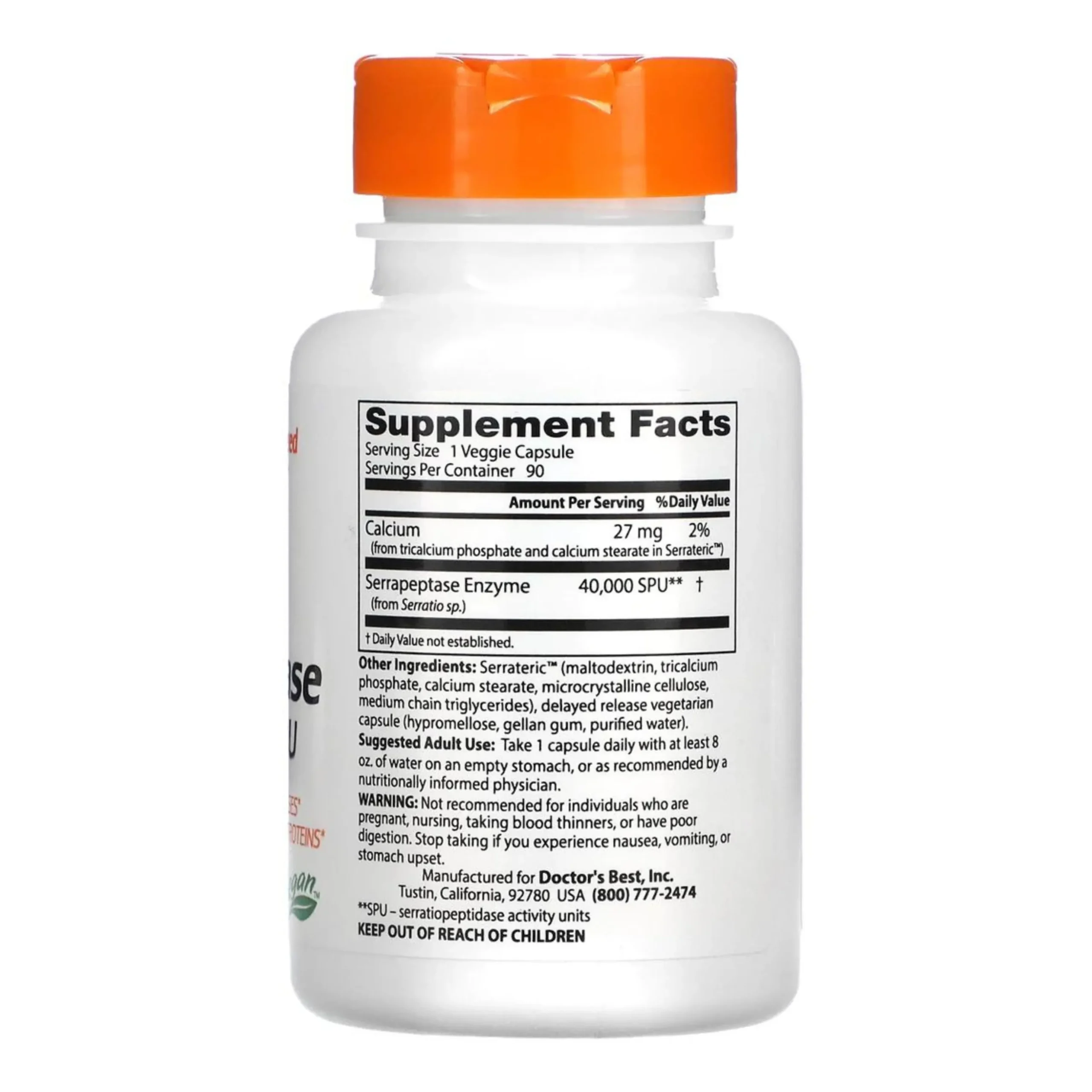 Serrapeptase 40000SPU 90k