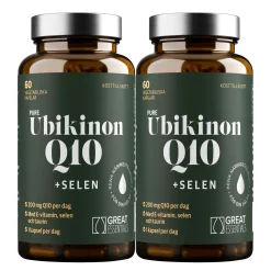Ubikinon Q10 200mg + Selen Ekonomipack 2x60k
