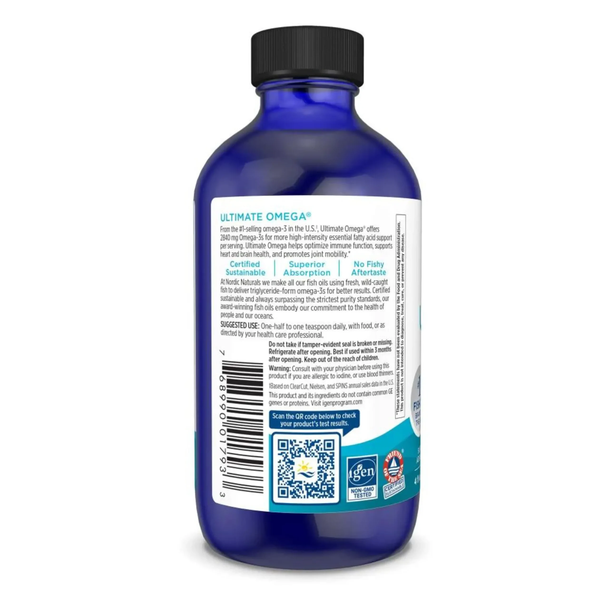 Ultimate Omega Lemon 2840mg 119ml