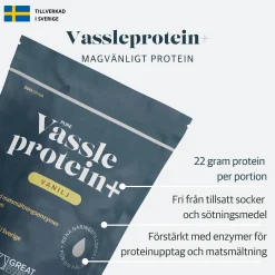 Vassleprotein+ Vanilj Ekonomipack 2x500g