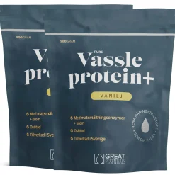Vassleprotein+ Vanilj Ekonomipack 2x500g