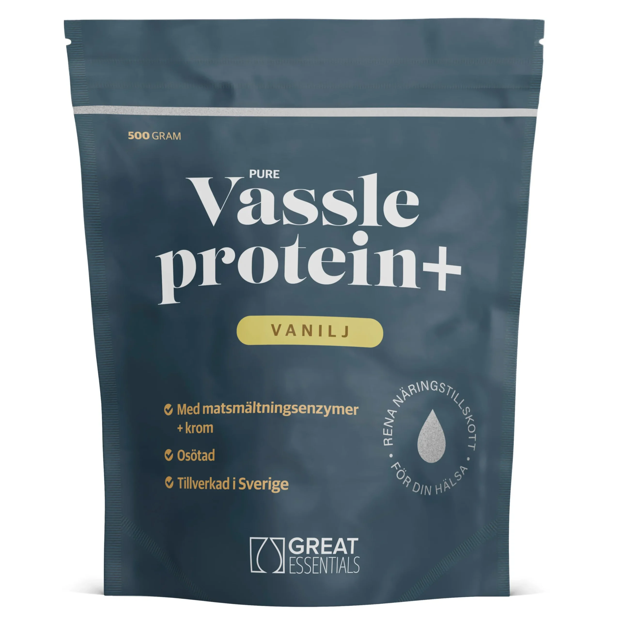 Vassleprotein+ Vanilj 500g