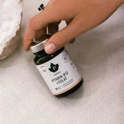 Vitamin B12 + Folat Hallon 60t