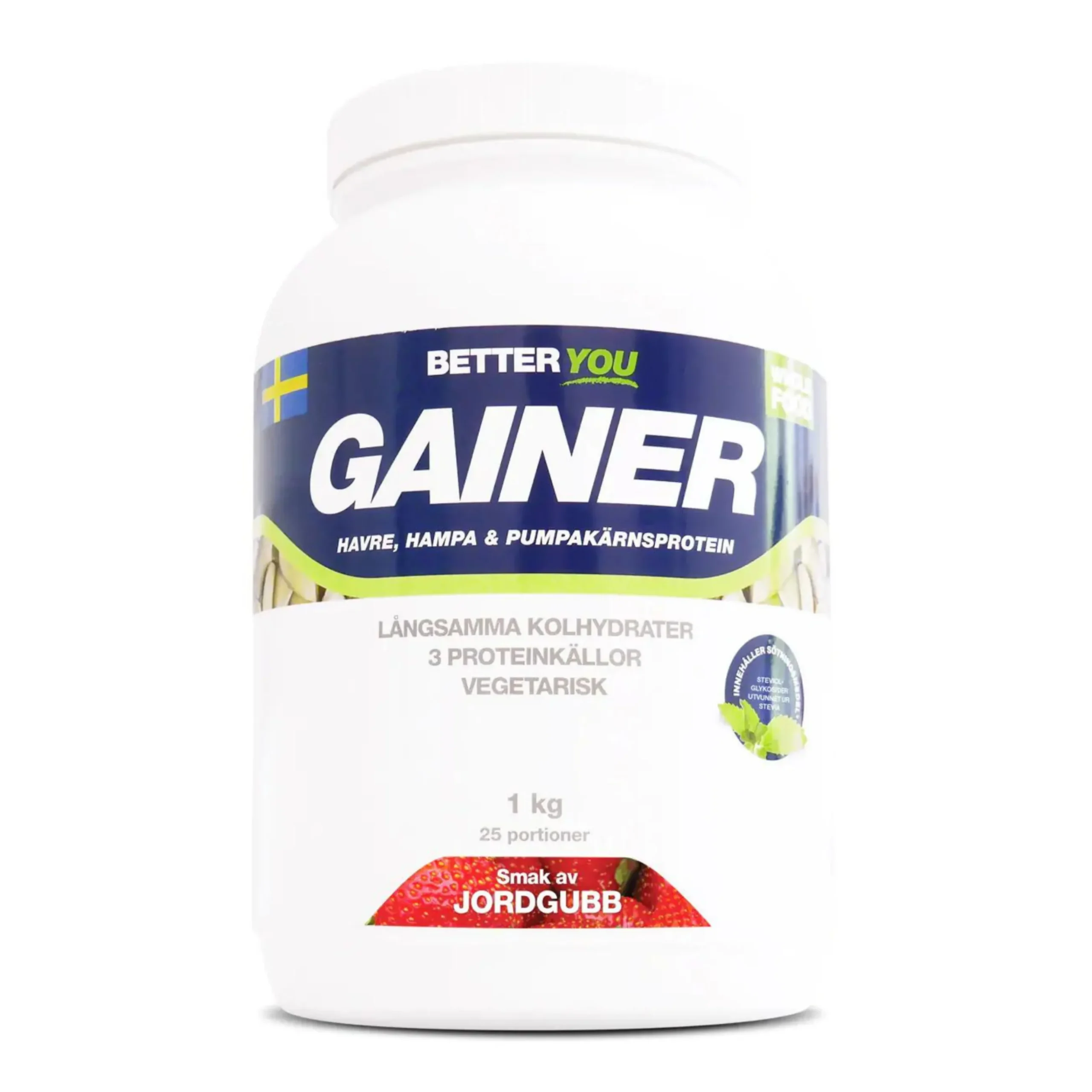 Whole Food Gainer Jordgubb 1kg